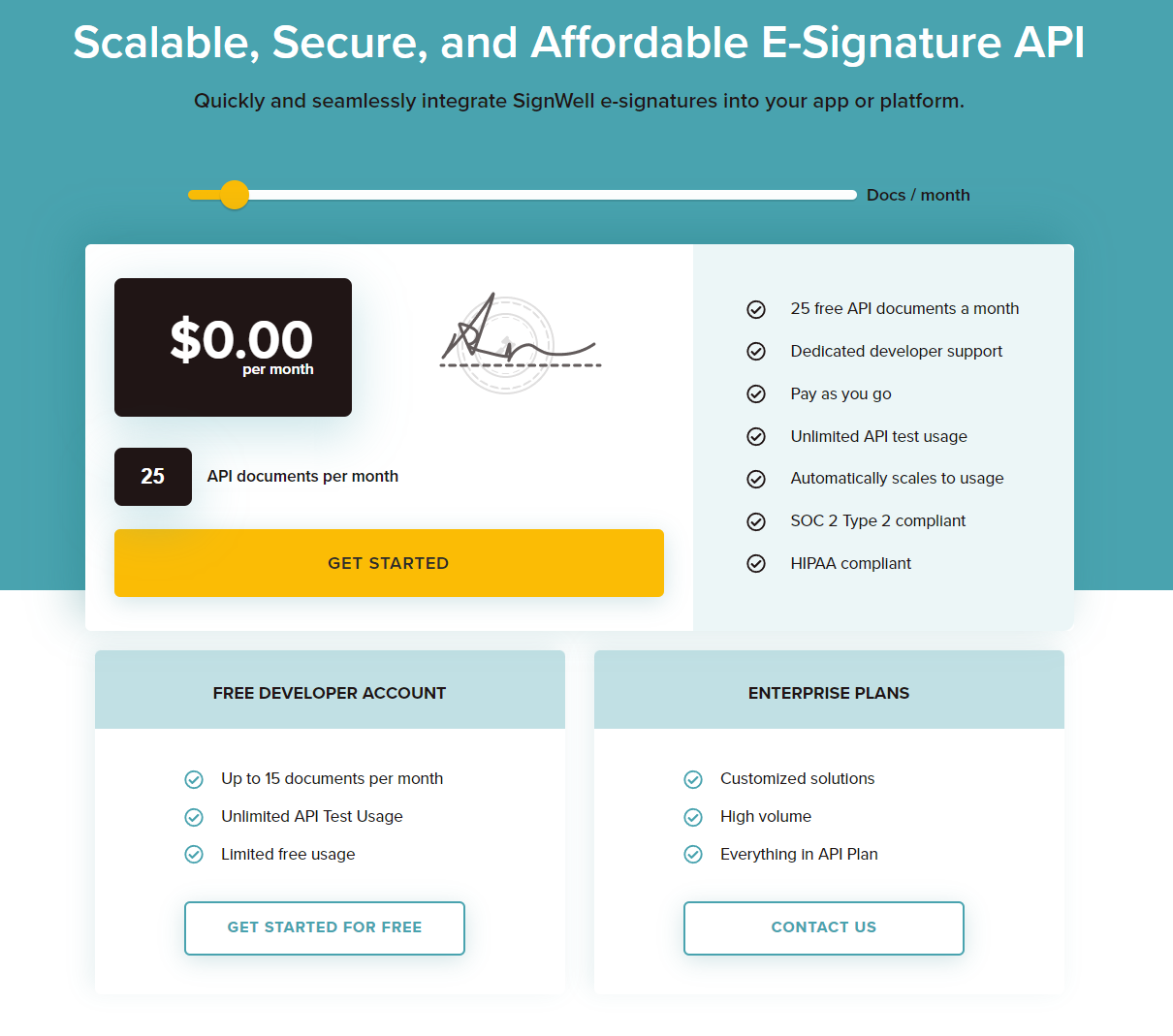 SignWell e-signature api