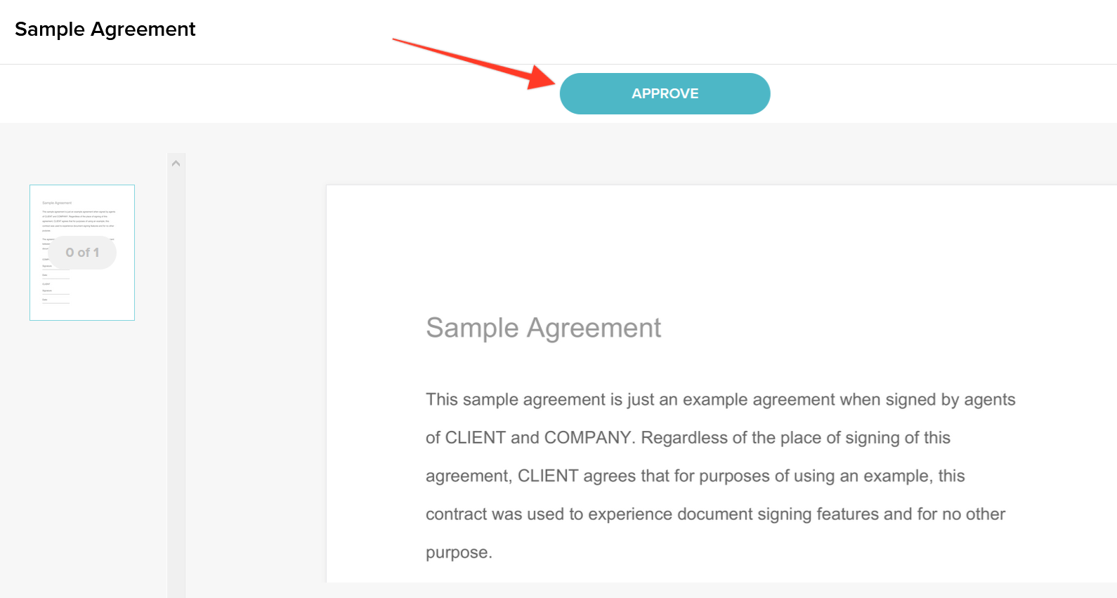 SignWell Document Approval