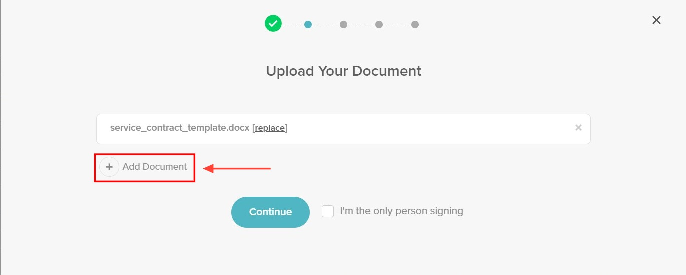 signwell document upload