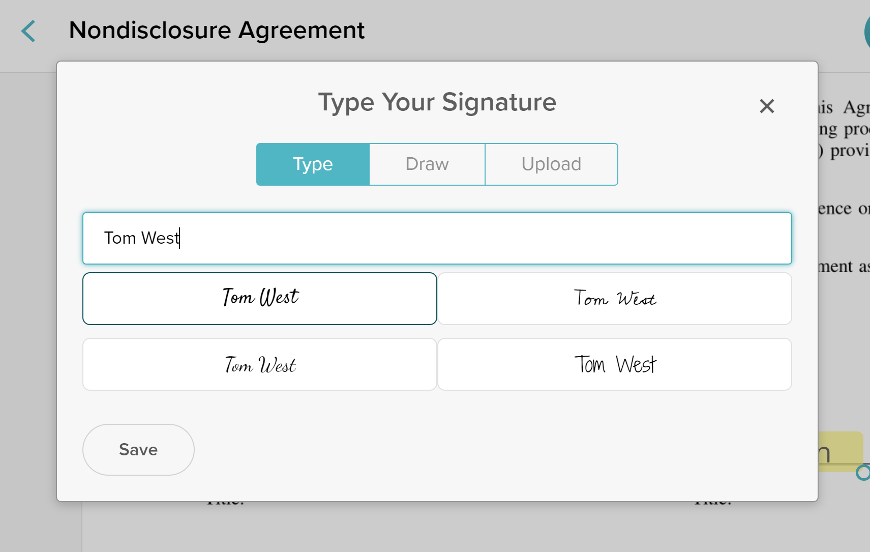signwell signature types