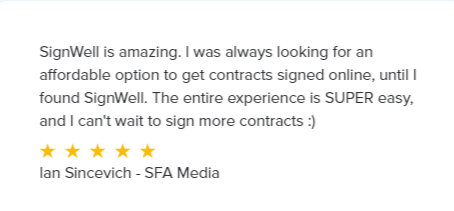 SFA Media Review SignWell