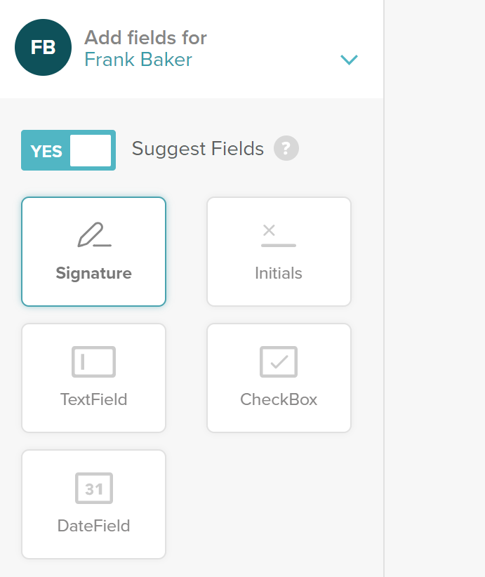 SignWell Fillable Text Fields