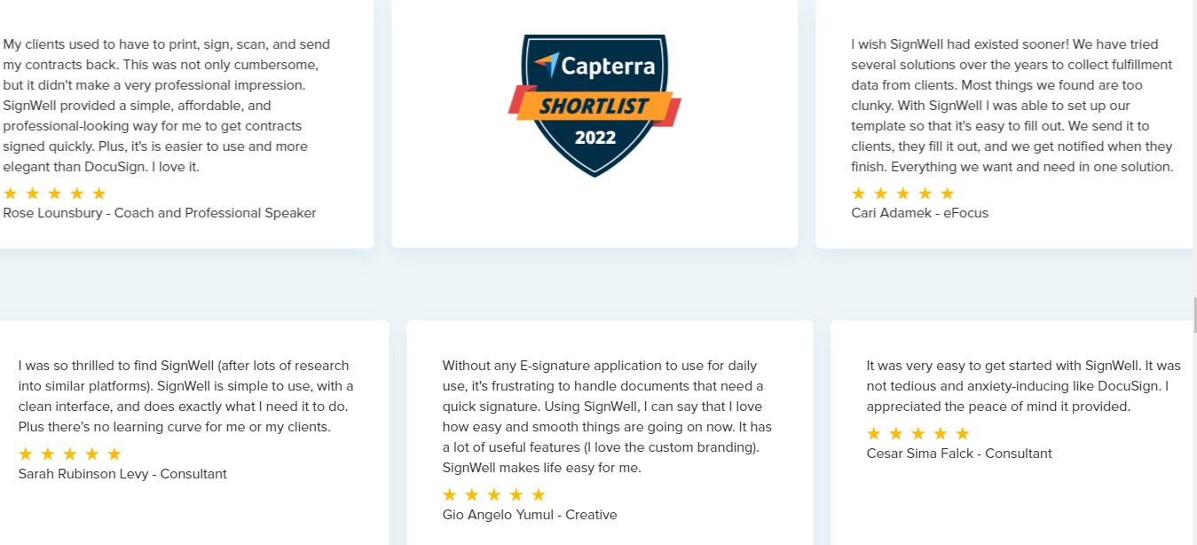 SignWell Digital Signature Solution