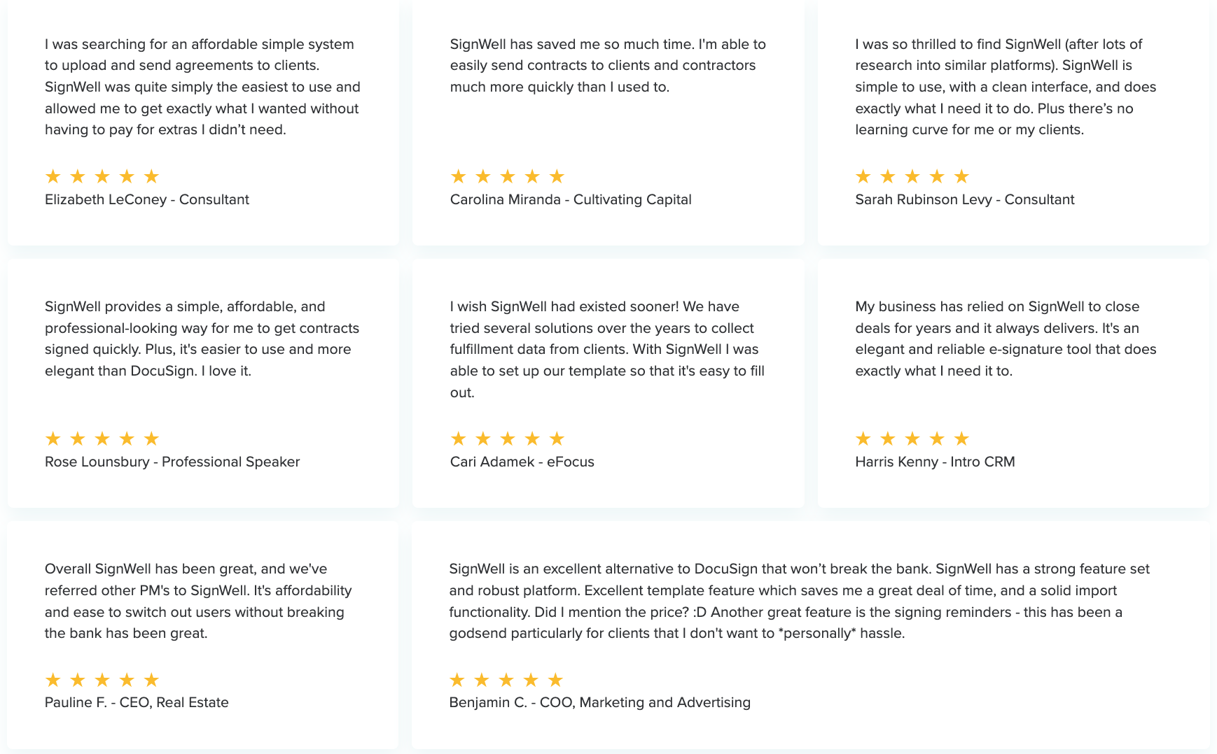 SignWell for Accountants Reviews