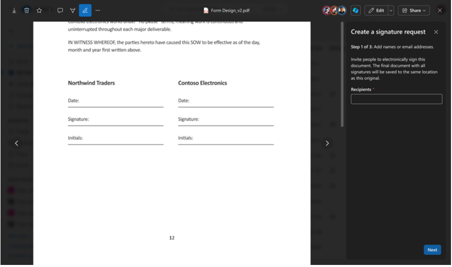 sharepoint esignature