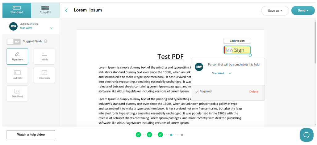 electronic signatures