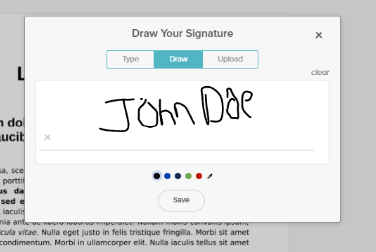 e-signature