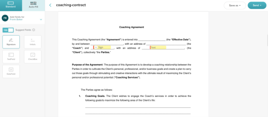 electronic signature